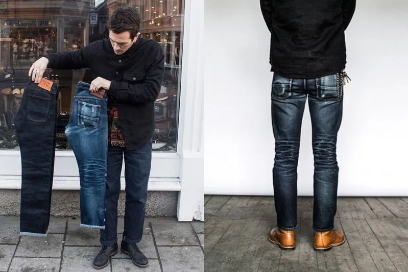 quan jeans nam - raw denim - elle man 1