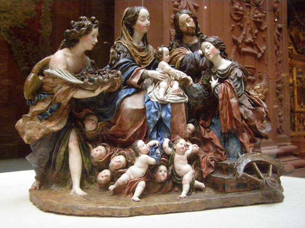 hoạ sĩ nổi tiếng 6a - Mystical Marriage of Saint Catherine 1690 - elleman