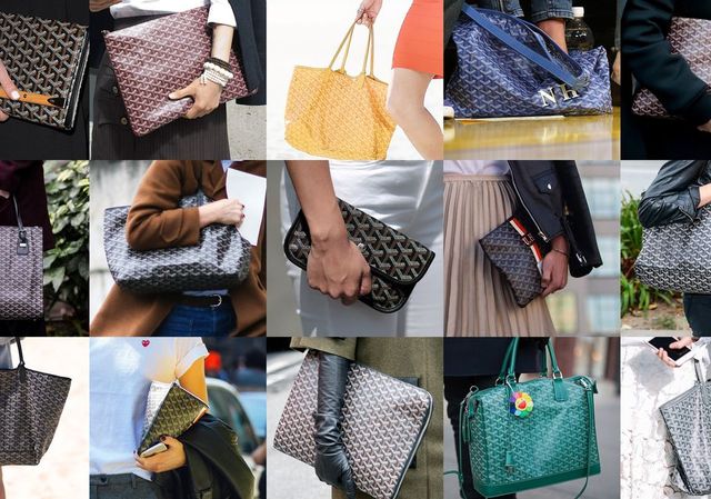 các sản phẩm túi nổi tiếng của thương hiệu goyard
