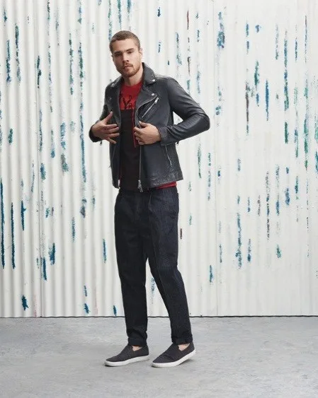 thoi trang hang hieu Y - Armani Exchange denim - elle man 9