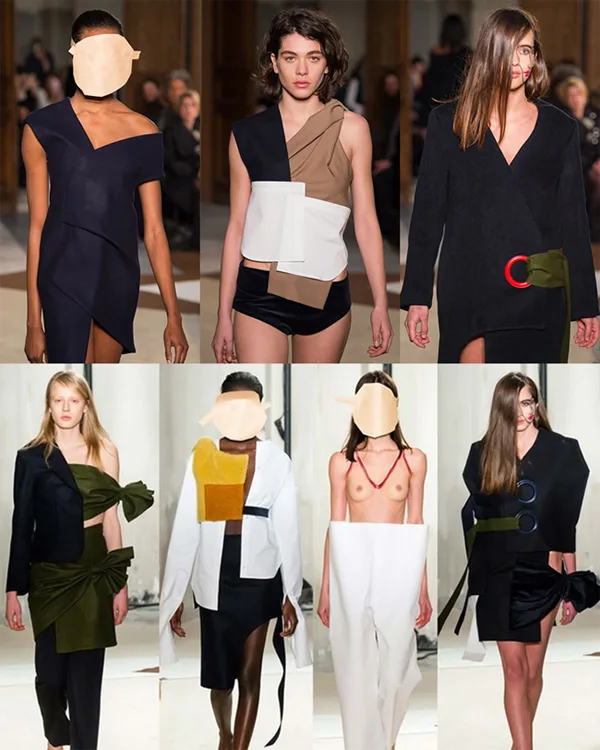 Simon Porte Jacquemus, phong cách trình diễn.