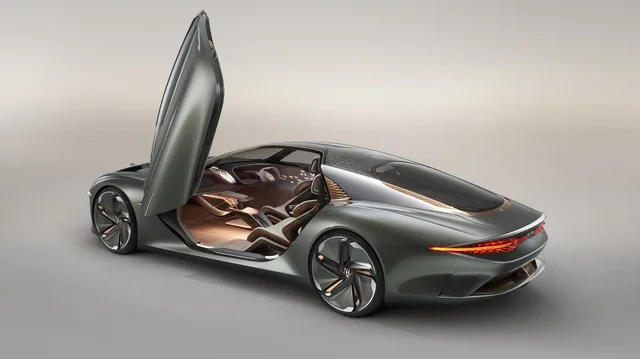 xe dien bentley EXP 100 GT - nhin tu hai ben