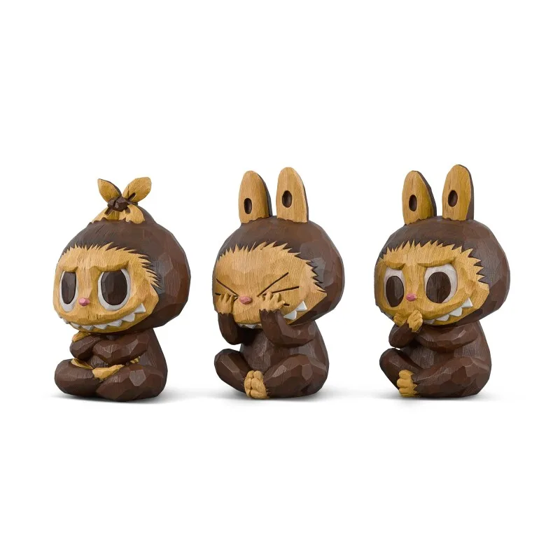 Three Wise Labubu Don't Hear, Don't See, Don't Speak