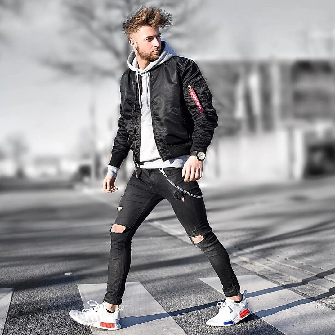 ao khoac bomber - ELLE Man 5