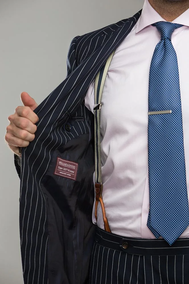 Bạn có thể sử dụng Suspender cài cúc hoặc dùng kẹp