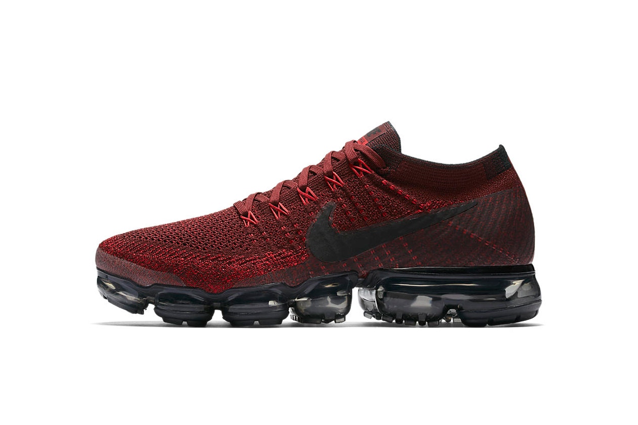 giay sneaker - elle man - Nike Air VaporMax “Deep Red”