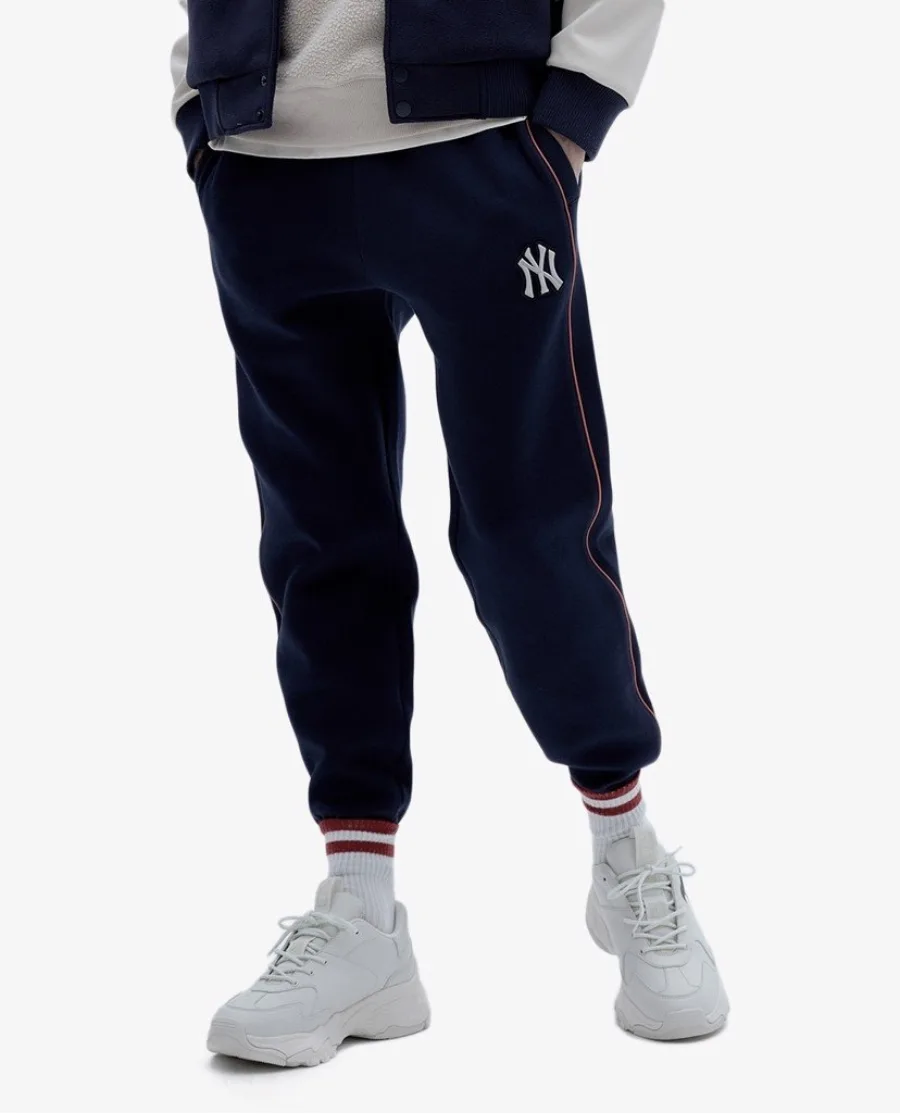 MLB - Quần jogger lưng thun Color Block Hybrid Training