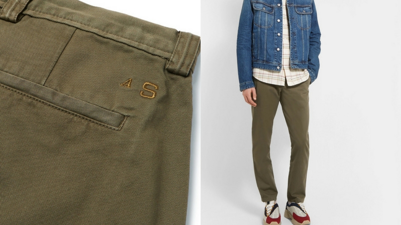 quần dài nam - quần twill chinos acne studio 1.1 - elle man
