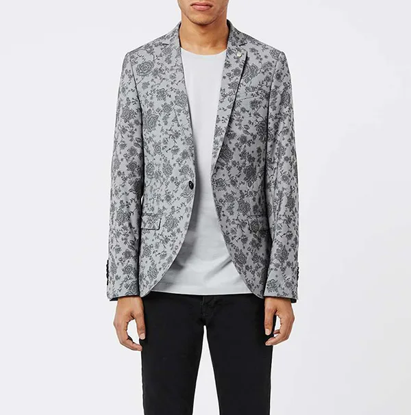 phong cach thoi trang hoa tiet in He 2016 - blazer Topman - elleman