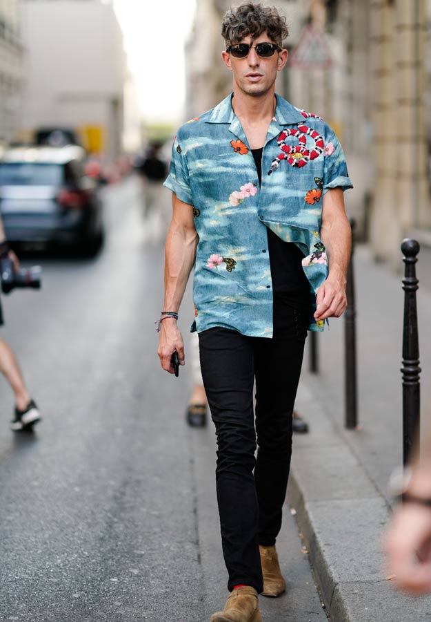 ELLE Man Style Calendar Diện sơ mi phong cách Hawaii đúng chất mùa hè. (15)