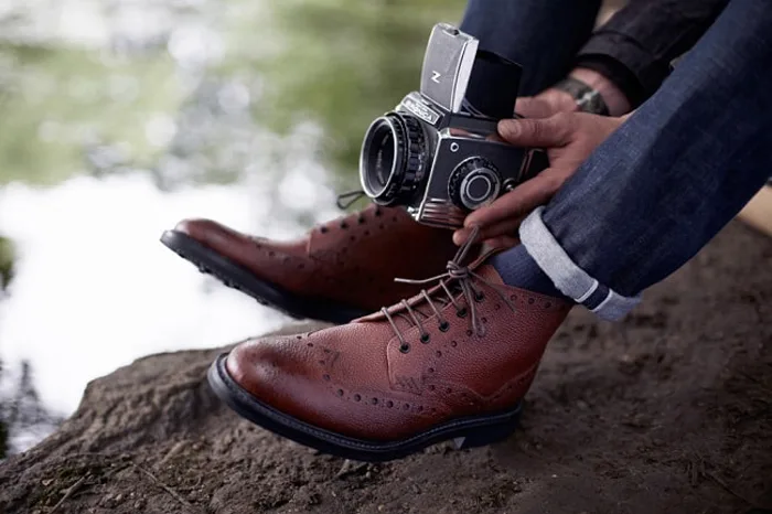 Kiểu giày nam Thu-Đông 2016: Brogues Boots.