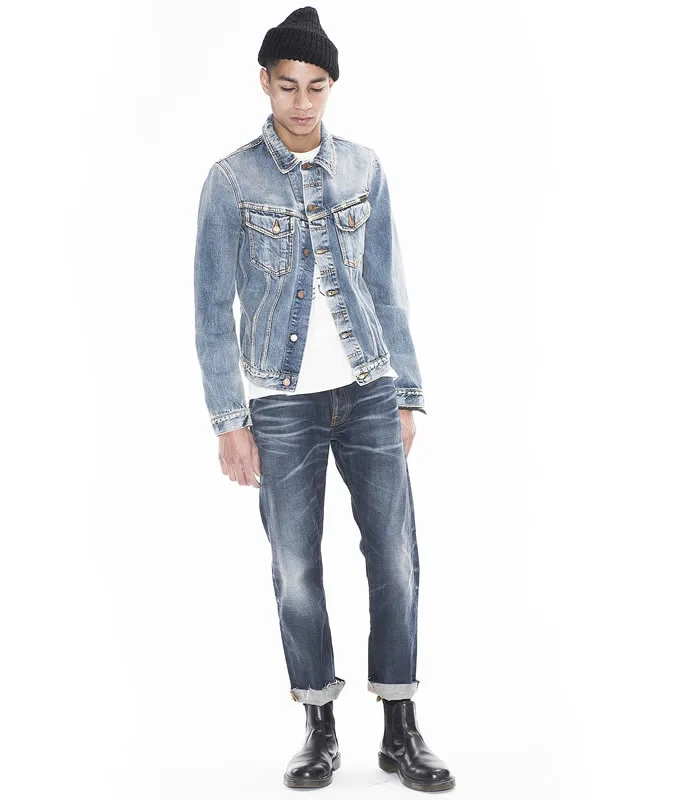 Quần jeans hàng hiệu Nudie Jeans.