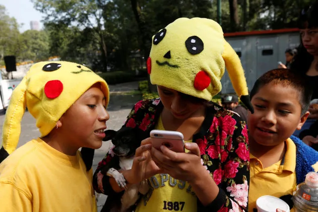 Người chơi Pokemon Go là người hạnh phúc