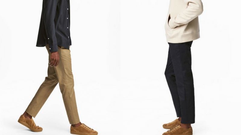 quần dài nam - quần cropped H&M 1.1 - elle man
