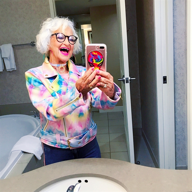 biểu tượng thời trang 91 tuổi Baddiewinkle