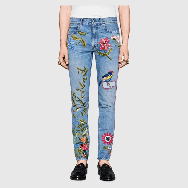 xu huong denim - embellished denim - elle man 17