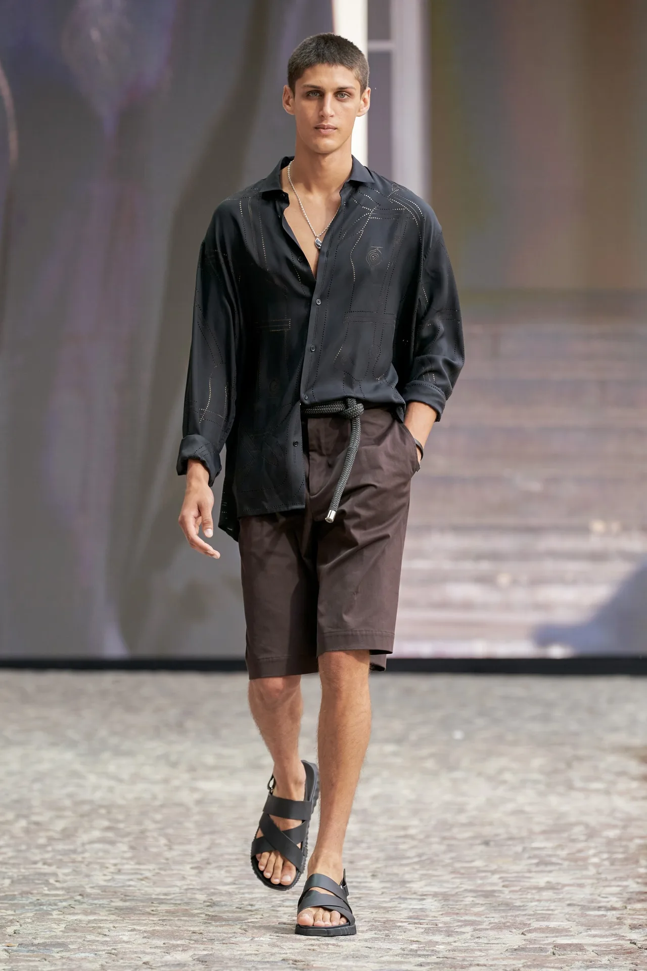 quần bermuda thời trang hermes