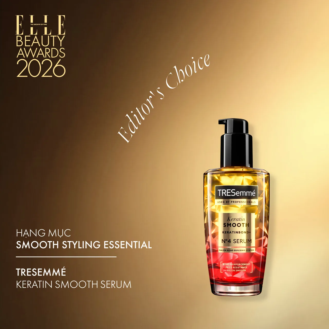 Smooth Styling Essential: TRESemmé Keratin Smooth Serum