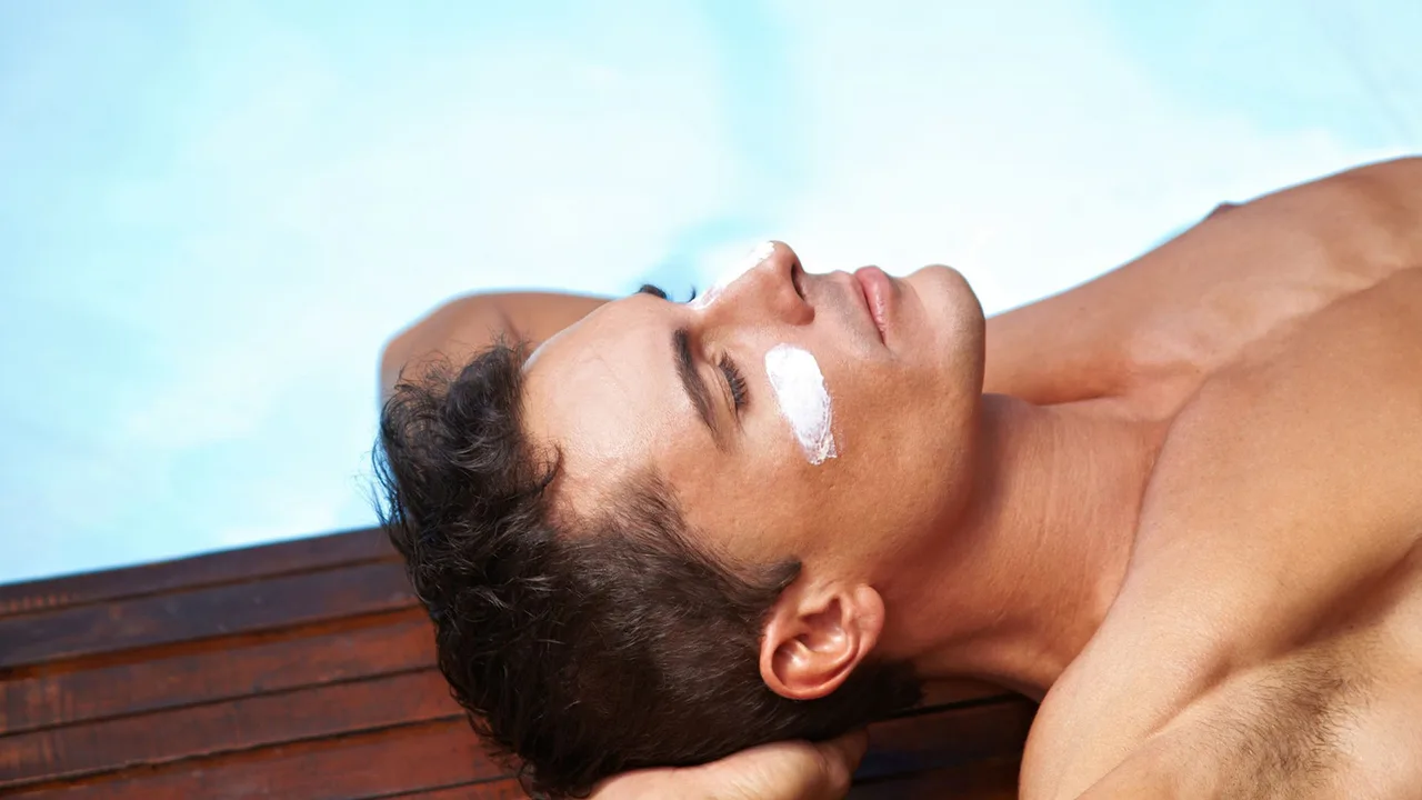 man skincare sunscreen