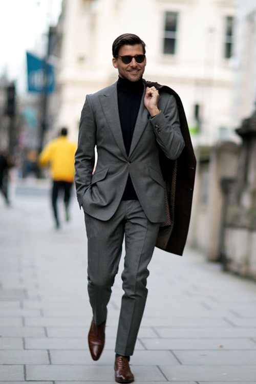 suit nam xam - suit xam dam casual 2 - elle man
