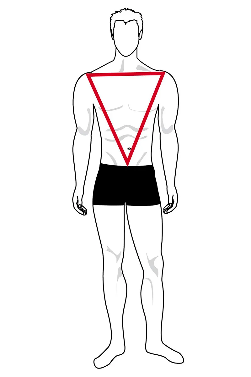 phối đồ với dáng người tam giác ngược - Lanieri