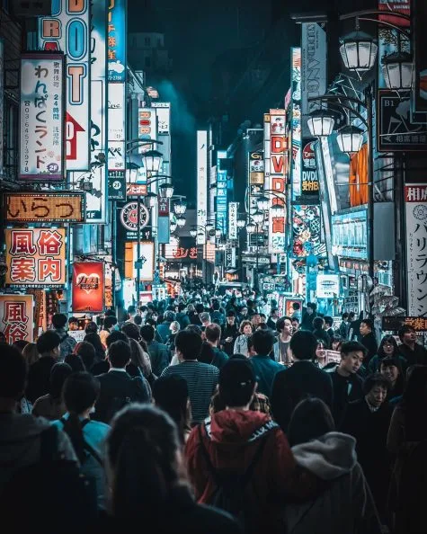 bộ ảnh đẹp - phố phường đông đúc