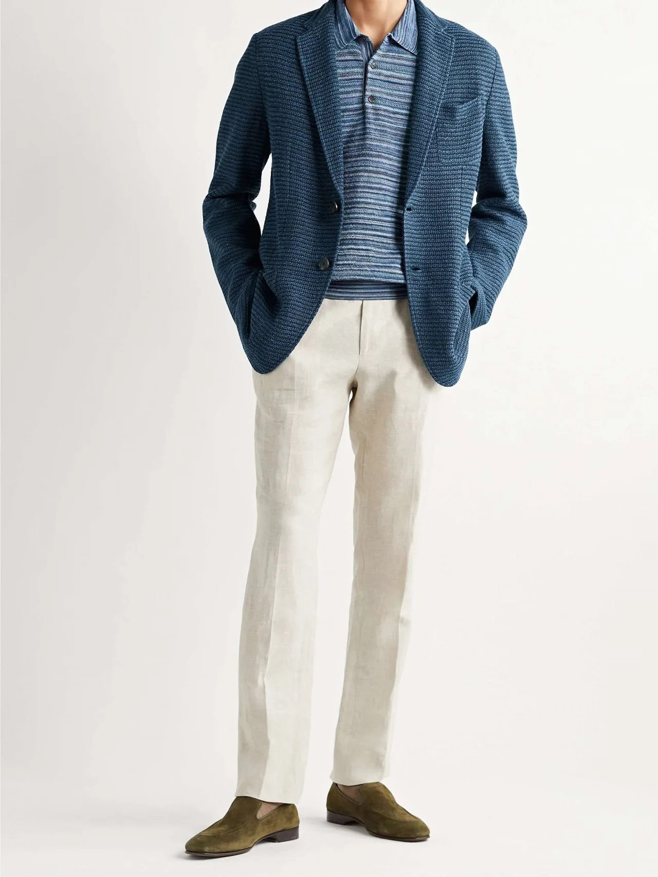 polo retro với blazer - Mr Porter