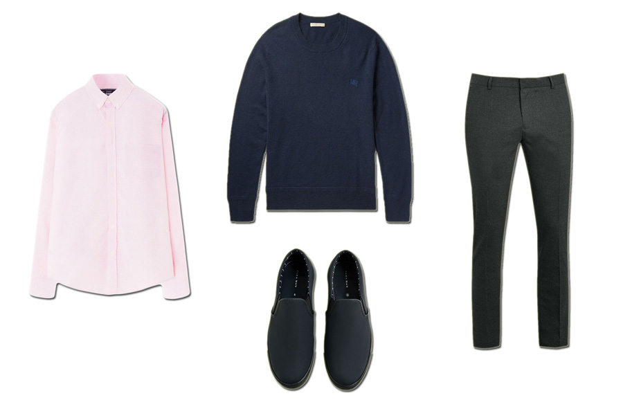 Áo sơi mi The Cosmo Áo Sweater Burburry Quần Topman Giày Zara