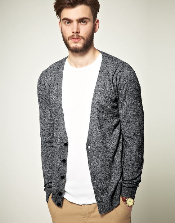 Phong cách thời trang Áo phông cùng Cardigan luôn là sự kết hợp hoàn hảo cho chàng trai ưa thích phong cách thời trang đơn giản, không cầu kỳ