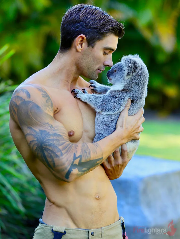 linh cuu hoa - australian firefighter calender 2019 - elle man 3