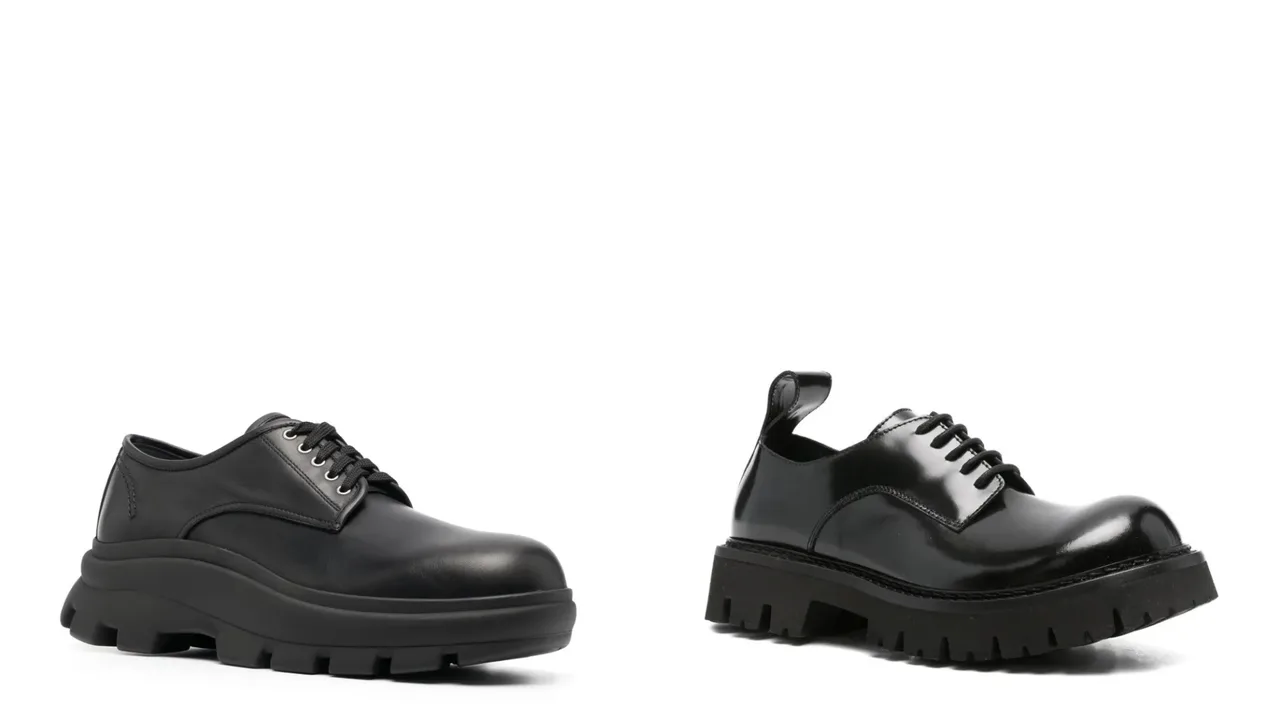 giày Derby chunky