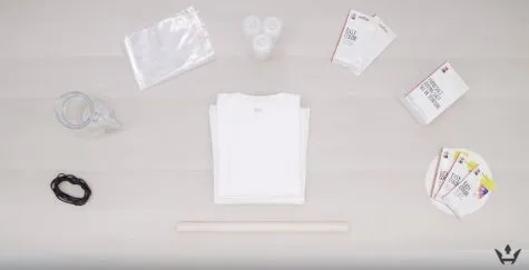 áo tie dye - các dụng cụ nhuộm áo