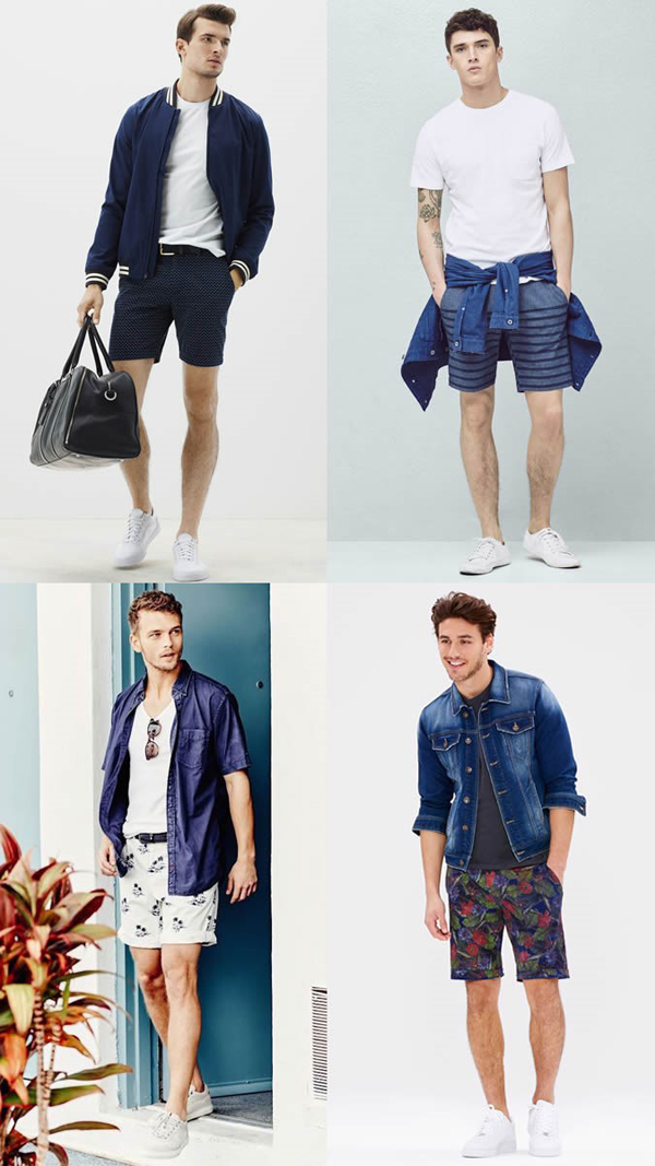 quần short nam - printed short 7 - elle man
