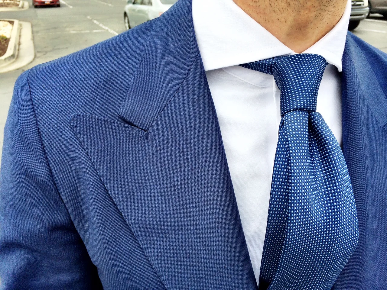 suit nam - thick lapel & big tie - elle man
