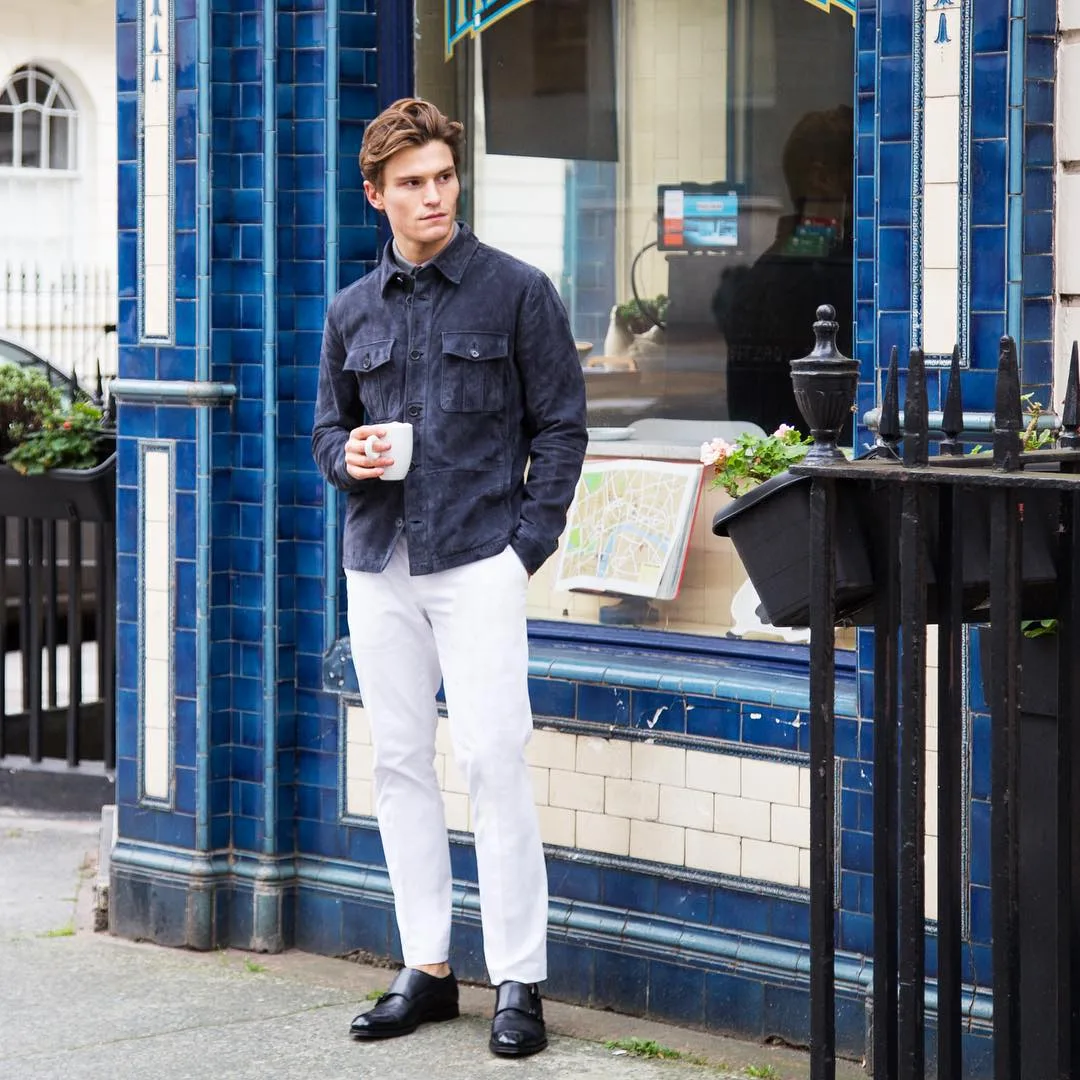 phoi do cho dang nguoi tam giac nguoc - áo khoác - Oliver Cheshire