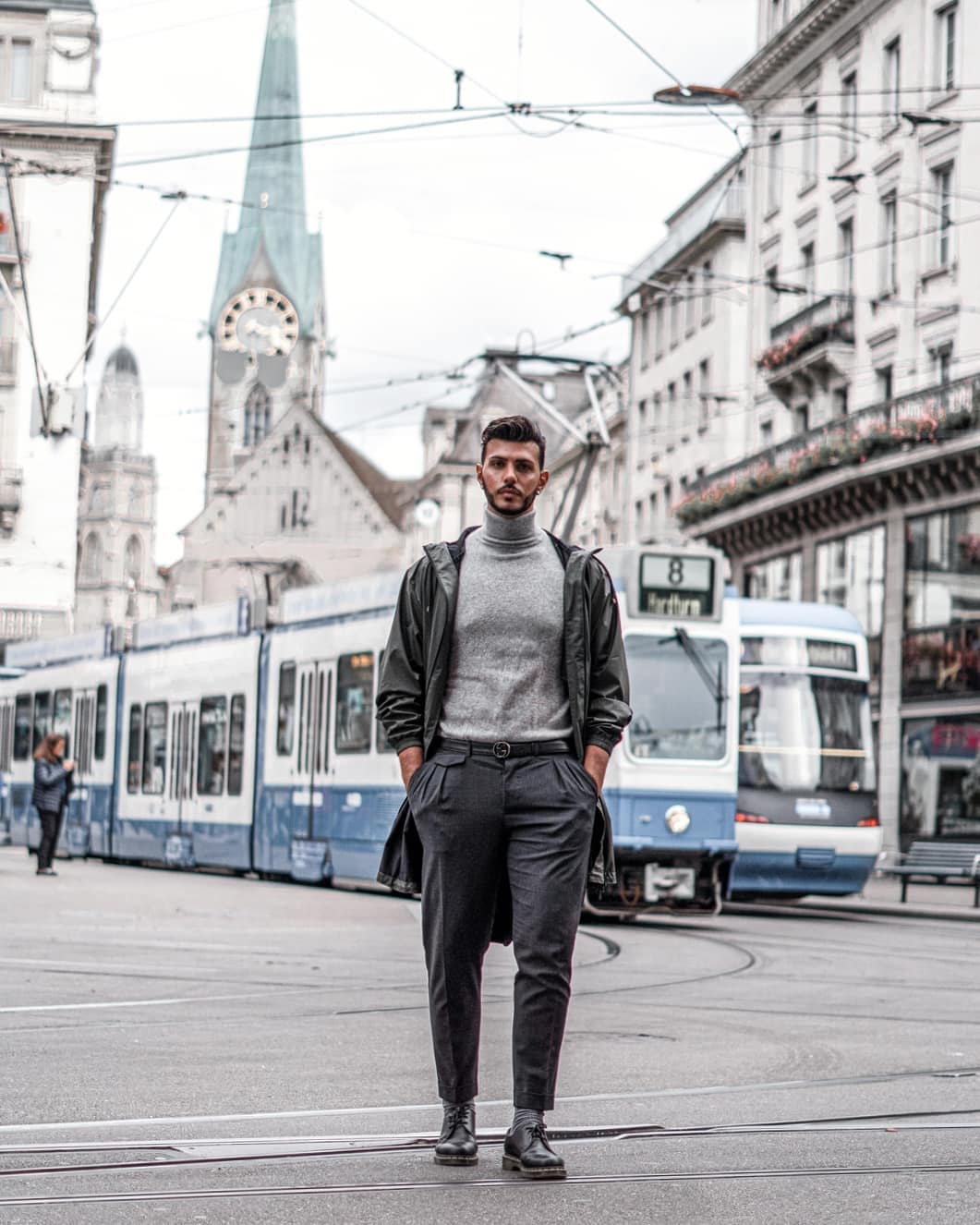 phong cách workwear của massimo