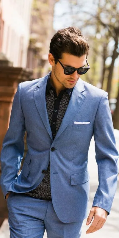 suit nam xanh - elle man 9