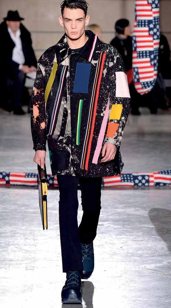 Một tác phẩm của Raf Simons kết hợp cùng Sterling Ruby.