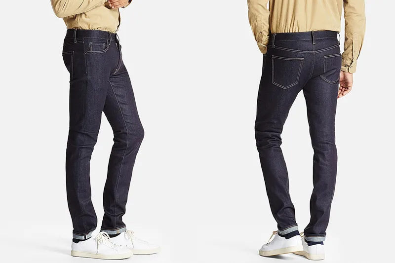 Quần jeans hàng hiệu Uniqlo.