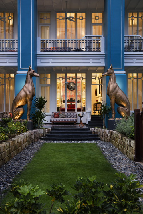 hướng nhìn từ sân vường phòng La Jardin - elle man