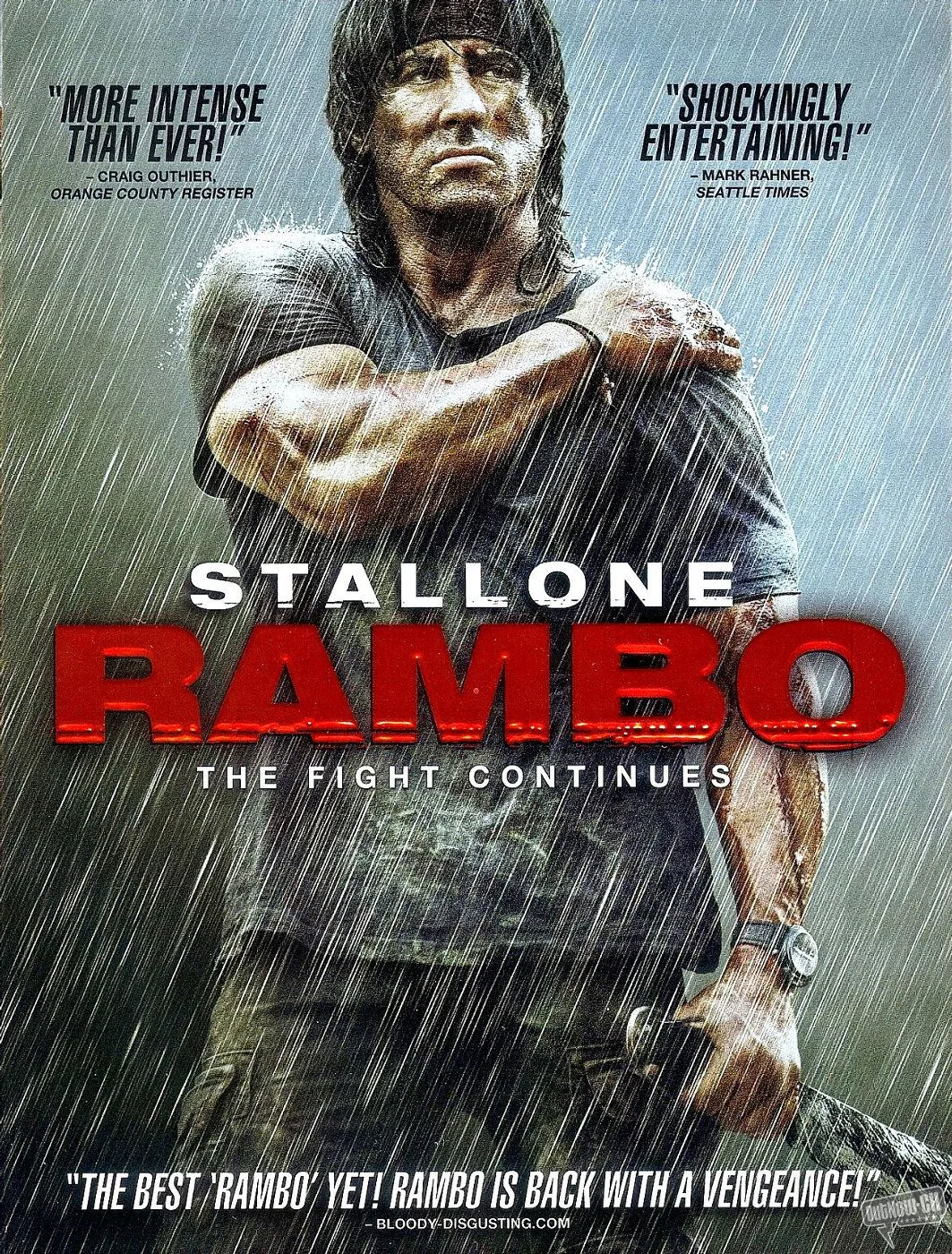 Poster của Rambo phần 4. Ảnh: Pinterest