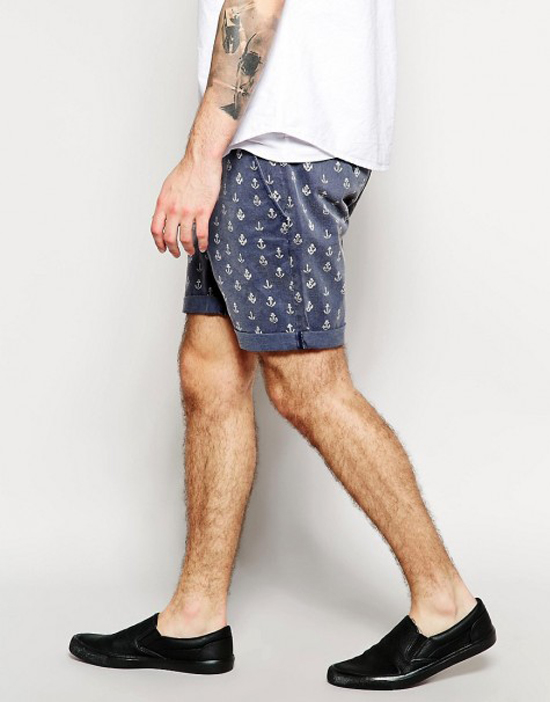 quần short nam - printed short 2 - elle man