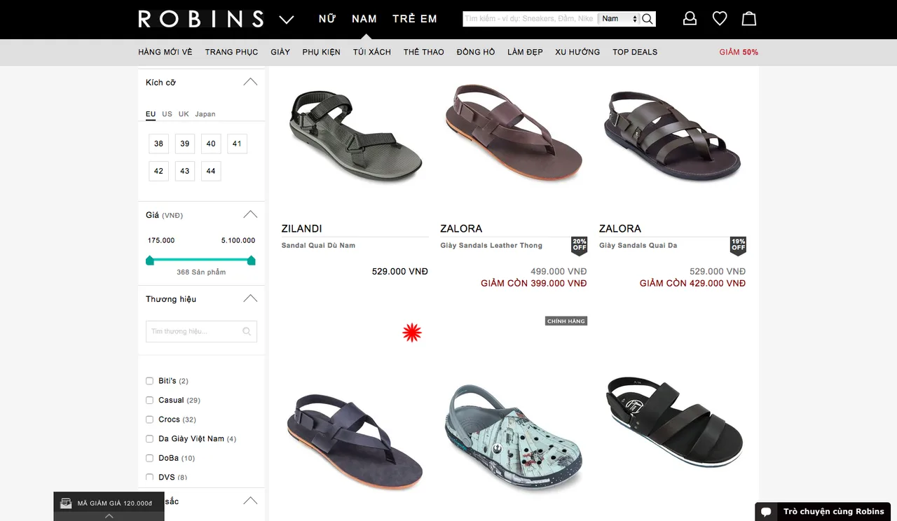 giay sandals - elleman