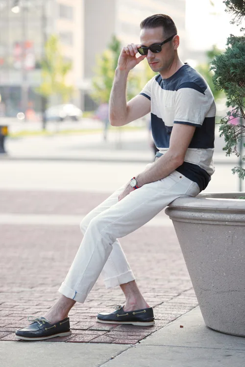 quan jeans nam - jeans trang - elle man 4
