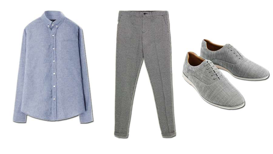 Sơ mi The Cosmo Quần tây Topman Giày Oxford Zara