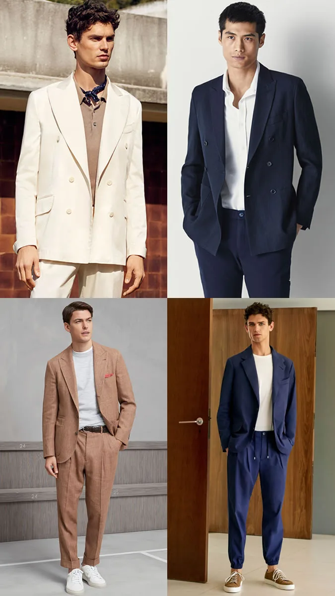 Cảm hứng từ thời trang nam thập niên 80s với những bộ suit đơn giản nhưng cực kì tinh tế cho các chàng. Ảnh: Fashionbeans