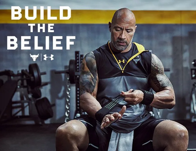 thuong hieu thoi trang the thao under armour & the rock - elle man