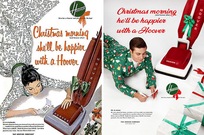 Quảng cáo được đánh giá là "nông cạn" của Hoover Ảnh: boredpanda.com