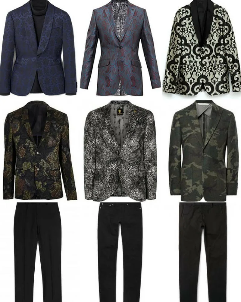 Làm thế nào để mặc những bộ suits nam hoạ tiết để trông không lố lăng?