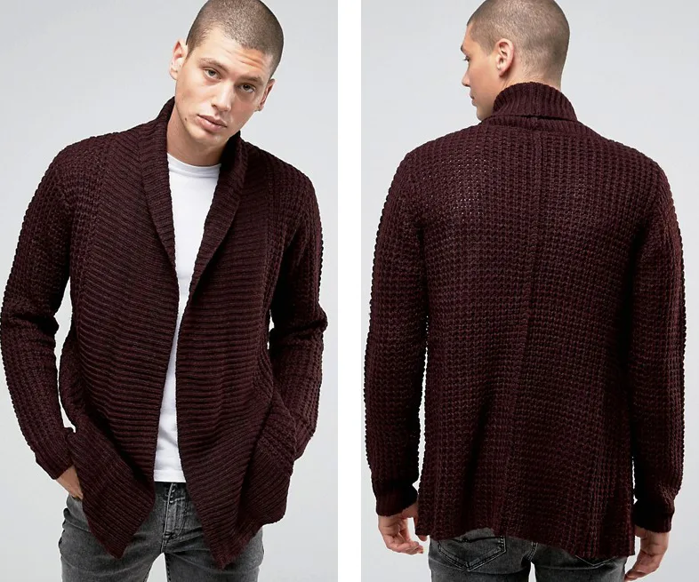 Áo khoác cardigan màu đỏ Bordeaux của Religion.